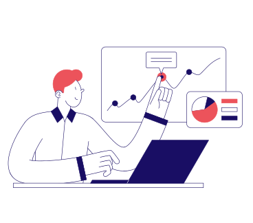 bendy-man-studying-financial-analytics