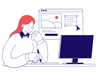 bendy-woman-web-designer-creating-landing-page
